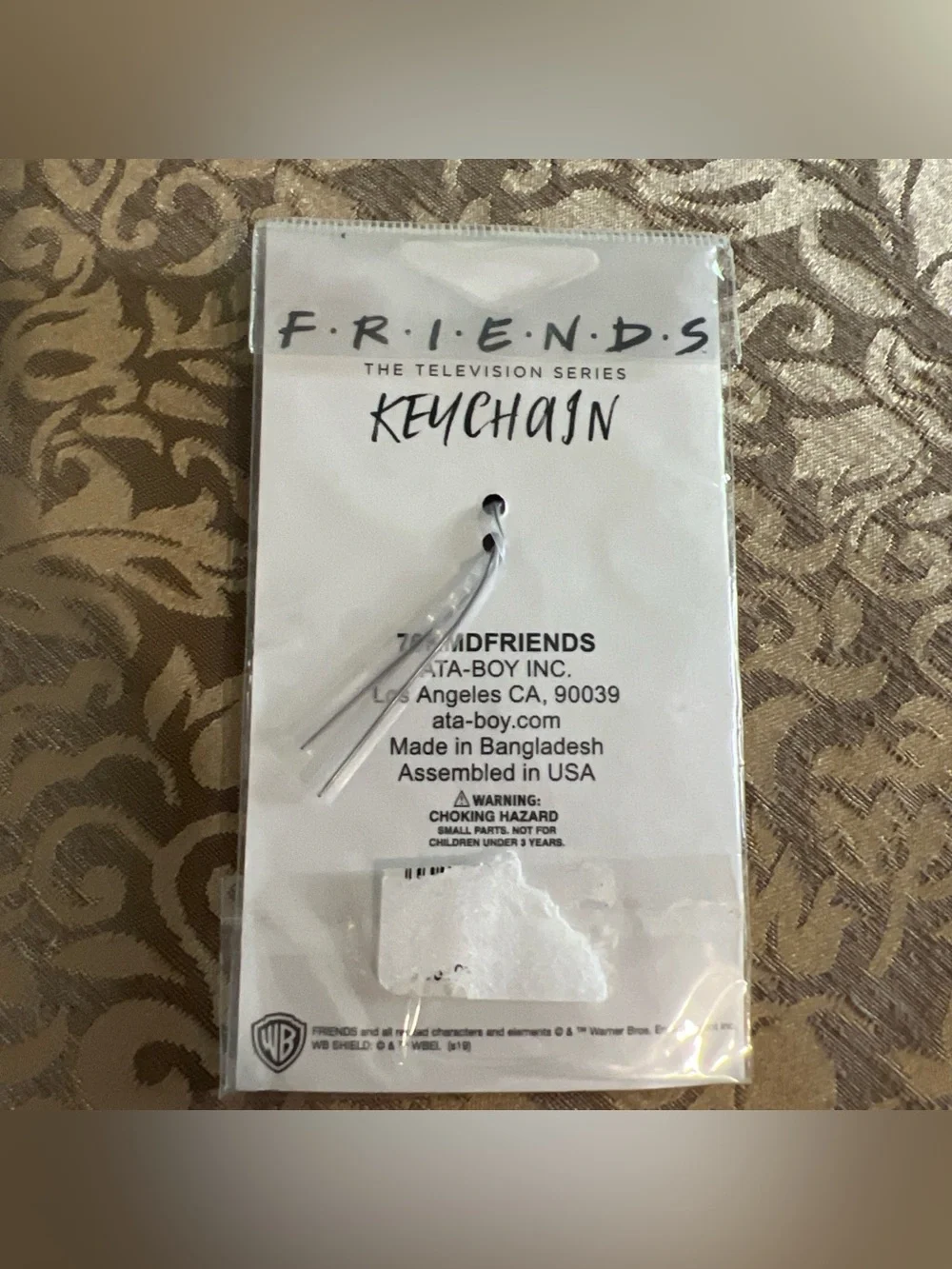 Vintage FRIENDS Keyring 90s TV Series NEW Sealed Past Series